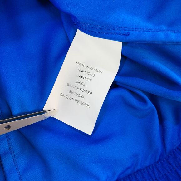 Zero Restriction‎ Vest Mens Medium Blue Tour Series Full Zip Solid Performance - Picture 4 of 9